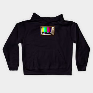 Retro TV test Signal Kids Hoodie